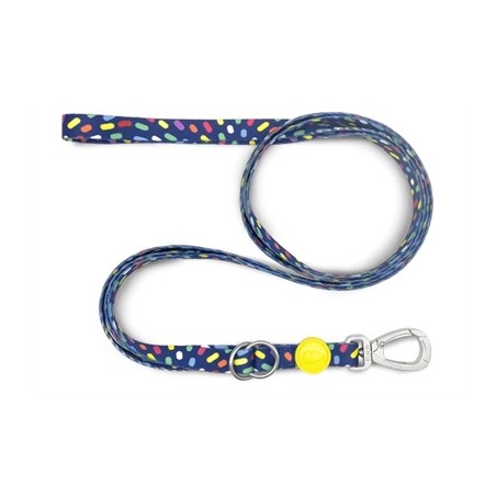 Morso Hondenriem Verstelbaar Gerecycled Color Invaders Paars