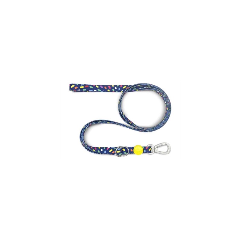 Morso Hondenriem Verstelbaar Gerecycled Color Invaders Paars