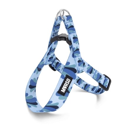 Morso Mini Hondentuig Verstelbaar Gerecycled Splash Blauw