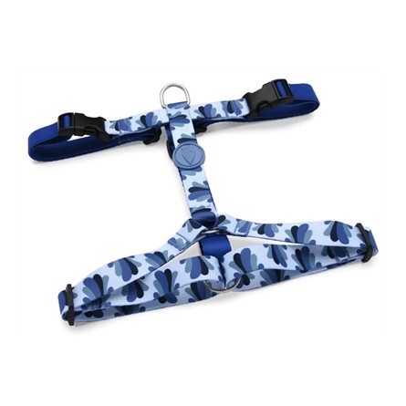 Morso Hondentuig H-Tuig Gerecycled Splash Blauw