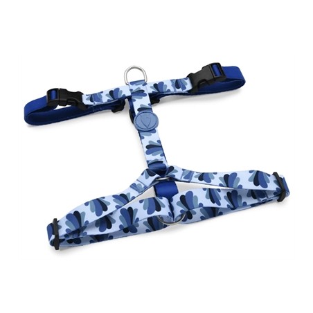 Morso Hondentuig H-Tuig Gerecycled Splash Blauw