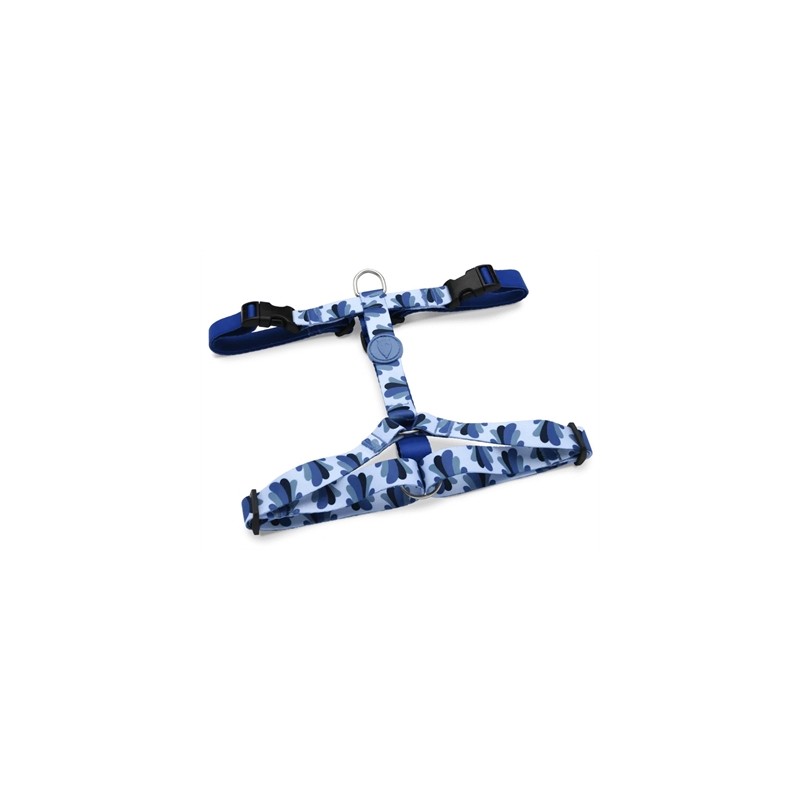 Morso Hondentuig H-Tuig Gerecycled Splash Blauw