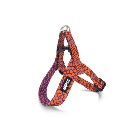 Morso Mini Hondentuig Verstelbaar Gerecycled Urban Lizard Rood