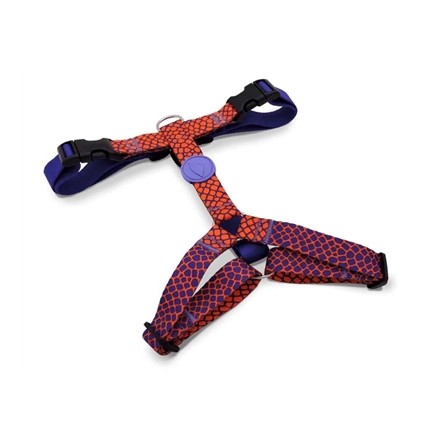 Morso Hondentuig H-Tuig Gerecycled Urban Lizard Rood