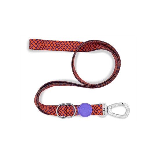 Morso Hondenriem Verstelbaar Gerecycled Urban Lizard Rood