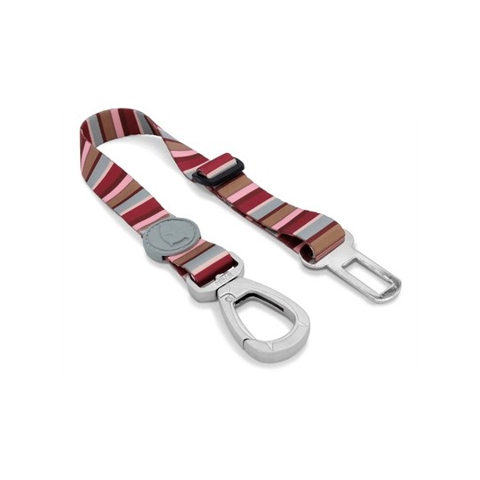 Morso Honden Autogordel Gerecycled Skyline Rood / Roze