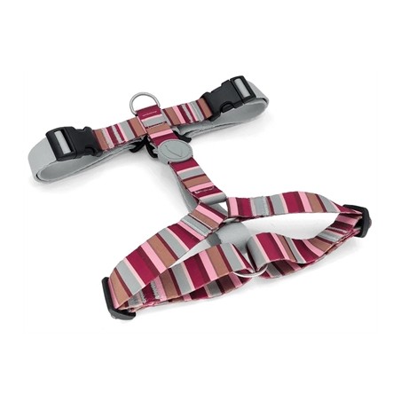 Morso Hondentuig H-Tuig Gerecycled Skyline Rood / Roze