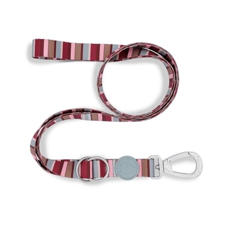 Morso Hondenriem Verstelbaar Gerecycled Skyline Rood / Roze