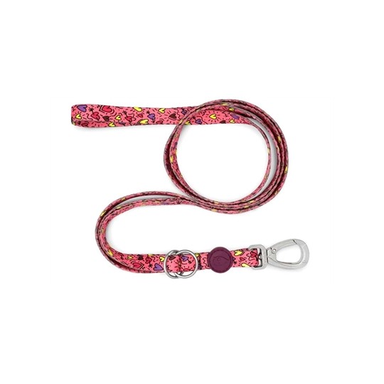 Morso Hondenriem Verstelbaar Gerecycled Pink Think Roze