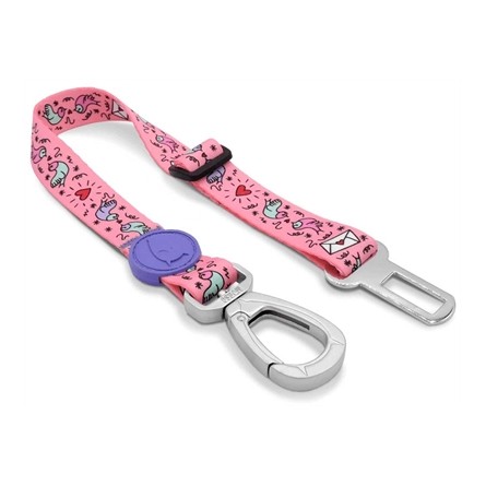 Morso Honden Autogordel Gerecycled Sweet Tweet Roze