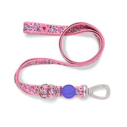 Morso Hondenriem Verstelbaar Gerecycled Sweet Tweet Roze