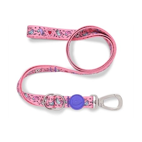 Morso Hondenriem Verstelbaar Gerecycled Sweet Tweet Roze