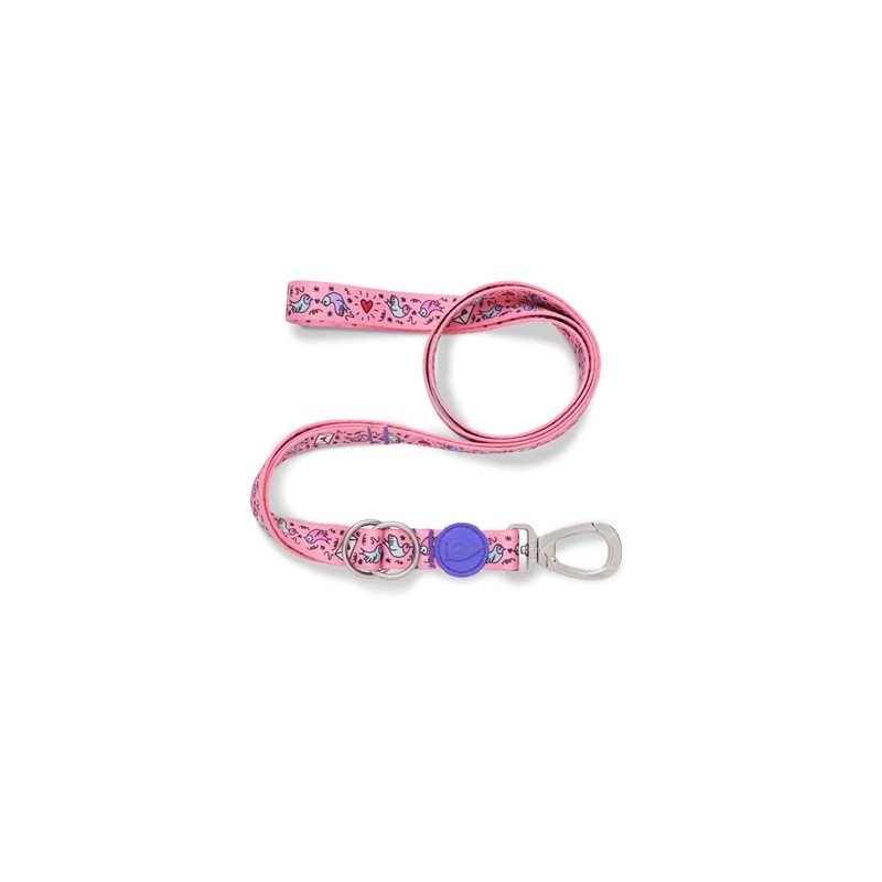 Morso Hondenriem Verstelbaar Gerecycled Sweet Tweet Roze