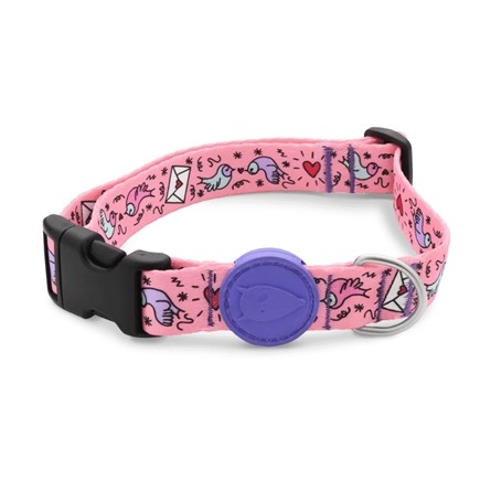 Morso Halsband Hond Gerecycled Sweet Tweet Roze