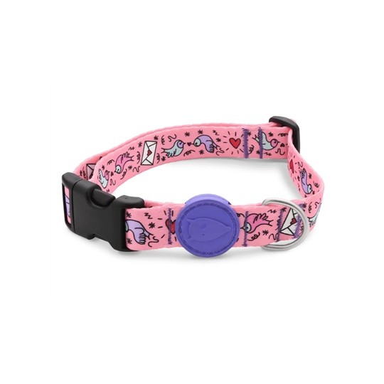 Morso Halsband Hond Gerecycled Sweet Tweet Roze