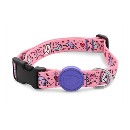 Morso Halsband Hond Gerecycled Sweet Tweet Roze