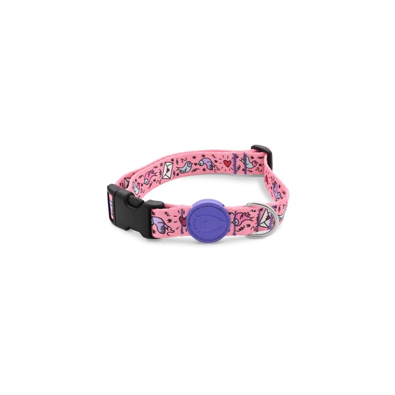 Morso Halsband Hond Gerecycled Sweet Tweet Roze