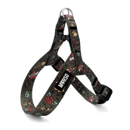 Morso Mini Hondentuig Verstelbaar Gerecycled Ink Tank Groen