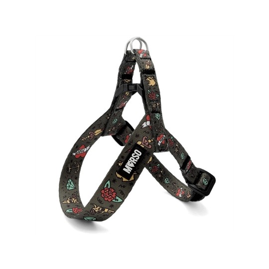 Morso Mini Hondentuig Verstelbaar Gerecycled Ink Tank Groen