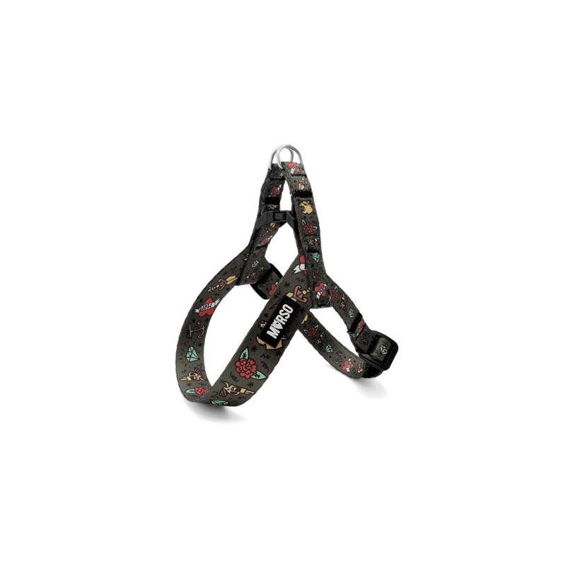 Morso Mini Hondentuig Verstelbaar Gerecycled Ink Tank Groen