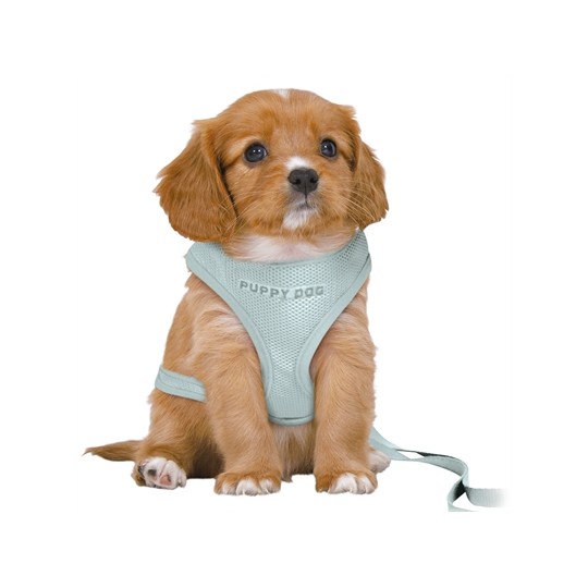 Trixie Hondentuig Junior Puppy Softtuig Met Riem Mintgroen