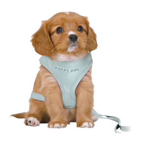 Trixie Hondentuig Junior Puppy Softtuig Met Riem Mintgroen