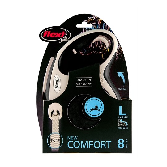 Flexi Rollijn New Comfort Tape Zwart