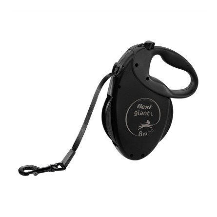 Flexi Rollijn Giant Tape Black Edition Zwart