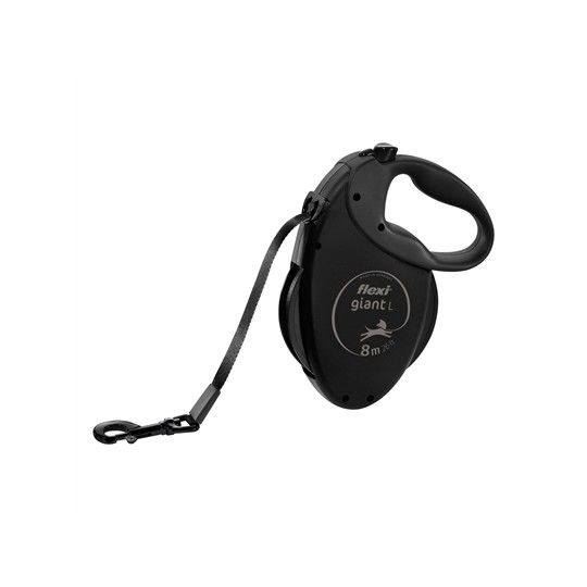 Flexi Rollijn Giant Tape Black Edition Zwart