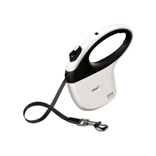 Flexi Rollijn One Wit / Zwart