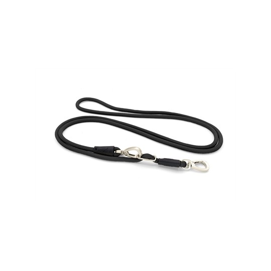 Morso Hondenriem Hands Free Soft Rope Gerecycled Zwart