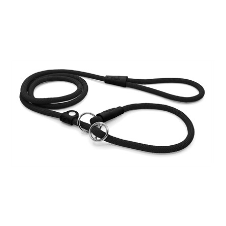 Morso Hondenriem Retrieverlijn Soft Rope Gerecycled Zwart