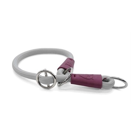 Morso Half Slip Halsband Hond Soft Rope Gerecycled Grey Grijs