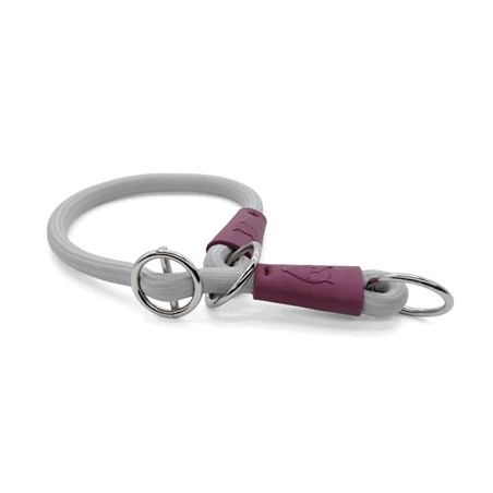 Morso Half Slip Halsband Hond Soft Rope Gerecycled Grey Grijs