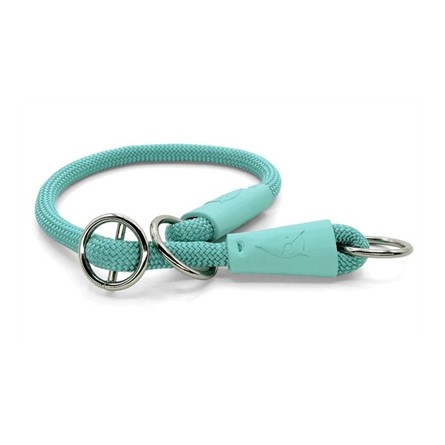 Morso Half Slip Halsband Hond Regular Rope Gerecycled Aquamarine Blauw