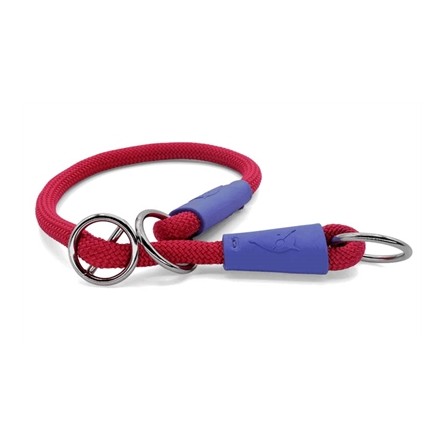 Morso Half Slip Halsband Hond Regular Rope Gerecycled Red Velvet Rood