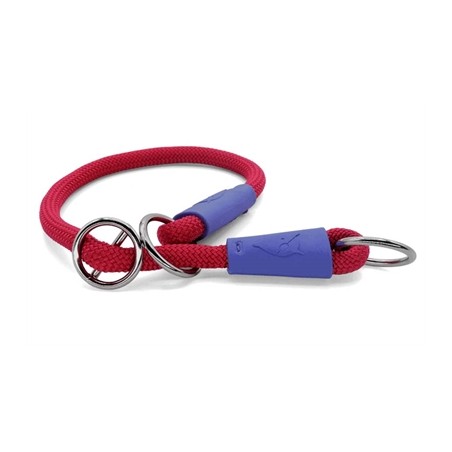 Morso Half Slip Halsband Hond Regular Rope Gerecycled Red Velvet Rood