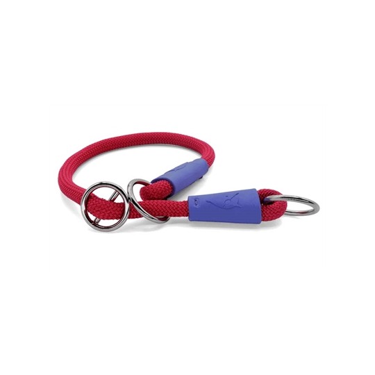 Morso Half Slip Halsband Hond Regular Rope Gerecycled Red Velvet Rood