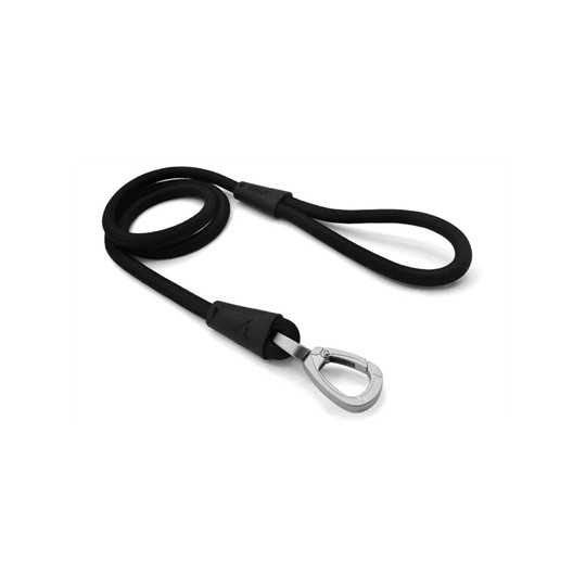 Morso Hondenriem Soft Rope Gerecycled Black Zwart