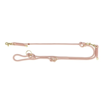 Trixie Soft Rope Hondenriem Verstelbaar Roze / Licht Roze