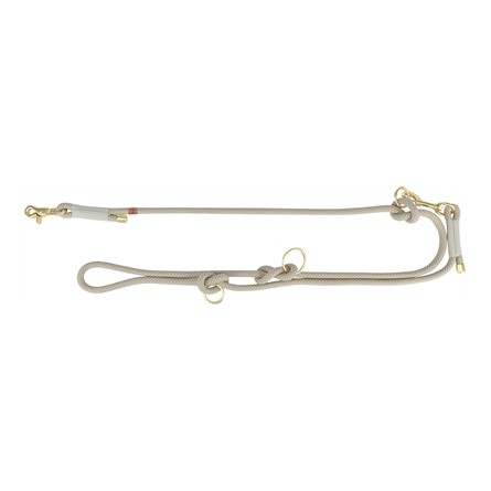 Trixie Soft Rope Hondenriem Verstelbaar Grijs / Lichtgrijs