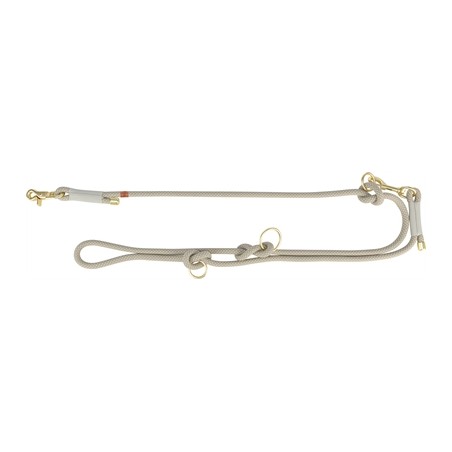 Trixie Soft Rope Hondenriem Verstelbaar Grijs / Lichtgrijs