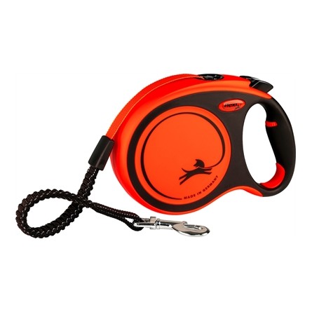 Flexi Rollijn Xtreme Tape Zwart / Oranje