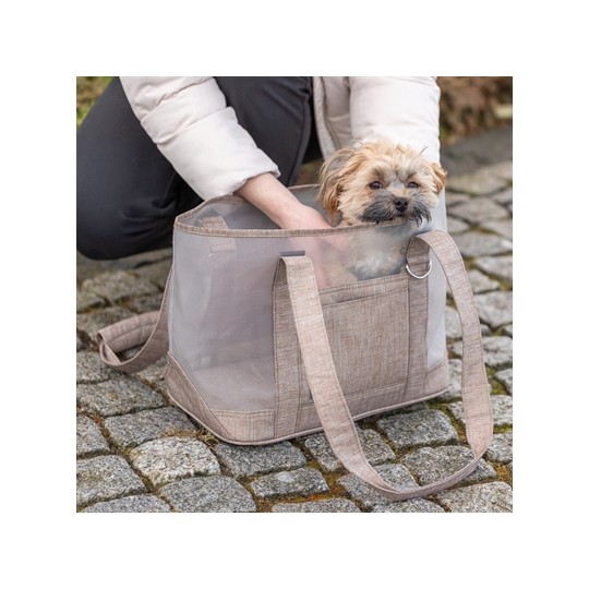 Trixie Hondentas Mary Transparant / Zand