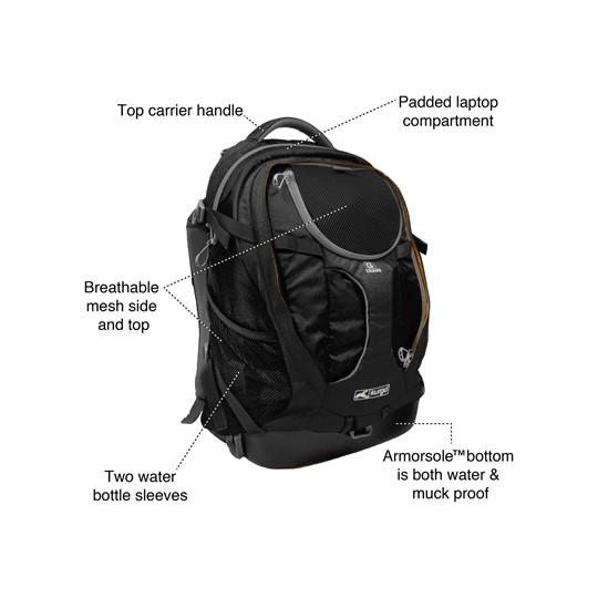 Kurgo G-Train Rugzak Zwart