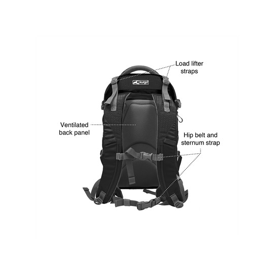 Kurgo G-Train Rugzak Zwart