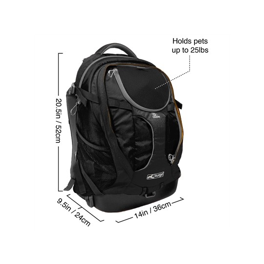 Kurgo G-Train Rugzak Zwart
