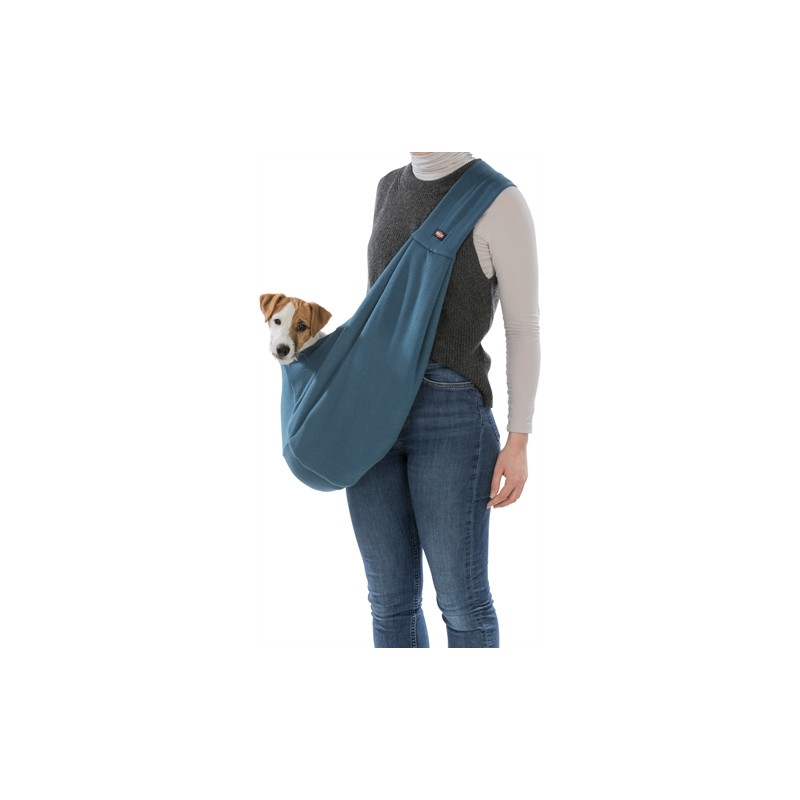 Trixie Draagtas Buikdrager Sling Blauw / Grijs