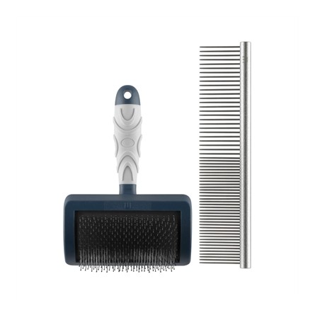 Mikki Doodle Grooming Kit Met Kam En Slickerborstel
