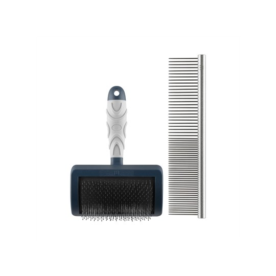 Mikki Doodle Grooming Kit Met Kam En Slickerborstel